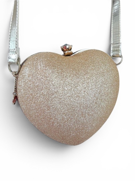 American Girl Other - American Girl Gold Glitter Heart Shaped Purse